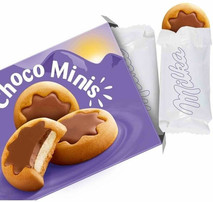 Печенье Milka Choco Minis / Чоко минис 150 г Х 2 штуки - фотография № 3