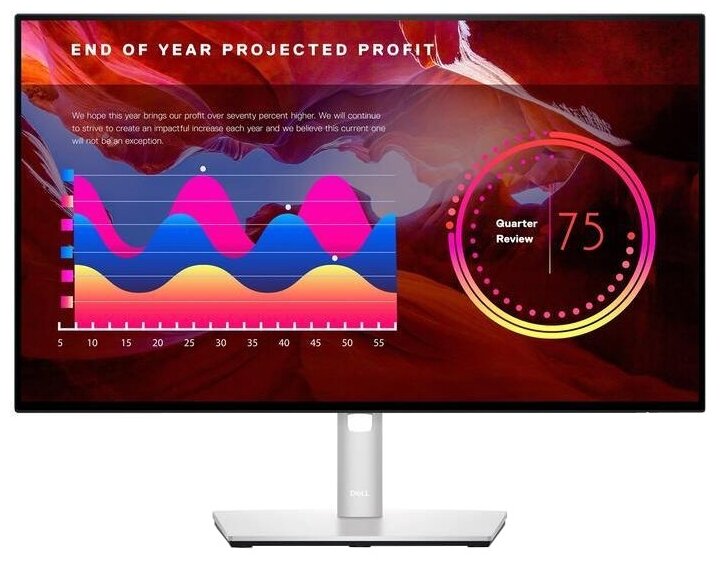 238 Монитор DELL UltraSharp U2422H 1920x1080 60 Гц IPS серебристый черный