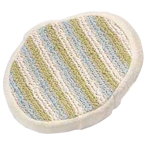 Silva Мочалка овальная объёмная SW 283 зелено-голубая полоска 1878₽