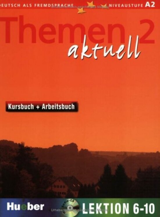 Themen aktuell 2 Kursbuch + Arbeitsbuch Lektion 6-10 + Audio CD