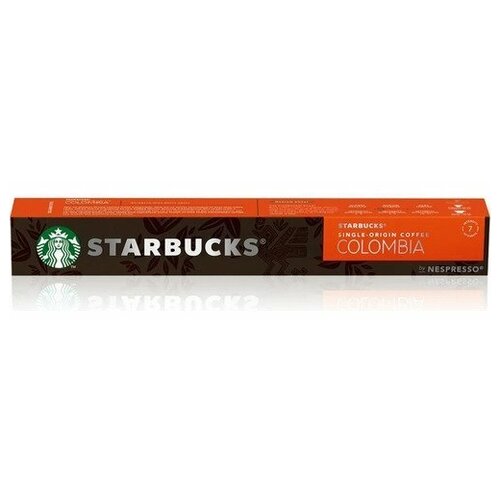 Кофе в капсулах Starbucks Nespresso Colombia 10кап. / Starbucks Nespresso Colombia 10caps 57g