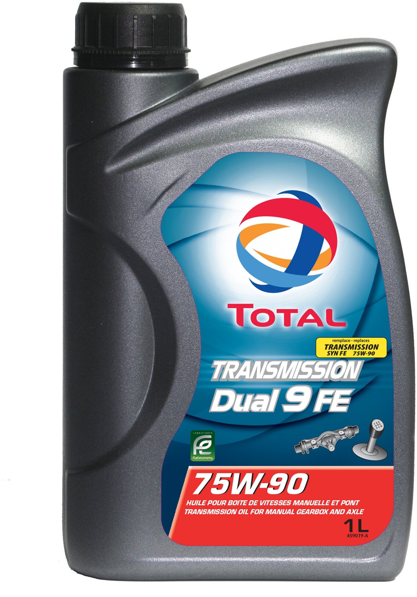 Масло трансмиссионное TOTAL Transmission Dual 9 FE 75W90 75W-90