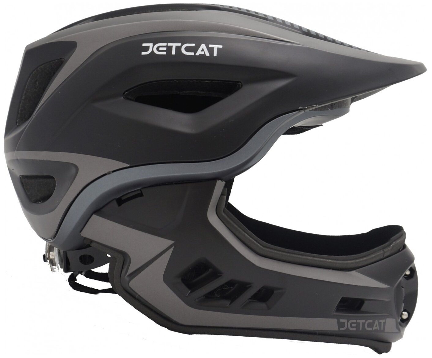  - JETCAT - Raptor -  "S" (48-53) - Black/Grey - FullFace -  -  -  - 