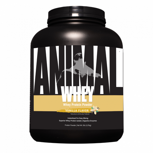 Сывороточный протеин Animal Whey (2270 г), ваниль