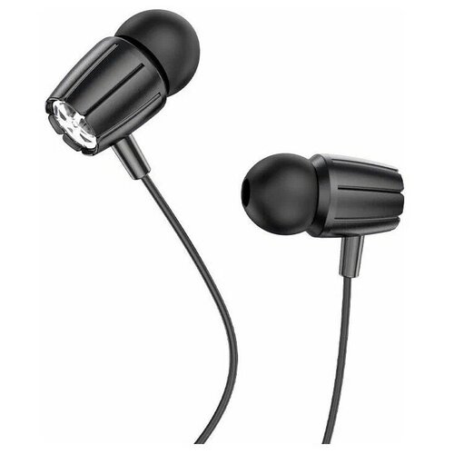 HOCO Наушники M88 Наушники микрофон Кнопка ответа 12м 35 mm jack Black 34000₽
