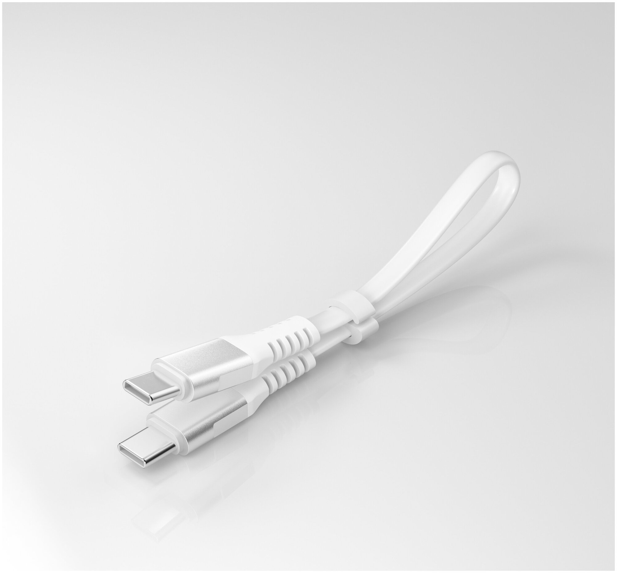 Кабель для быстрой зарядки Accesstyle USB Type-C - USB Type-C 30-TF30 смартфонов, планшетов, ноутбуков, белый