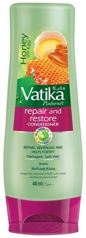 Кондиционер для волос Dabur Vatika Naturals исцеление и восстановление, 200 мл.