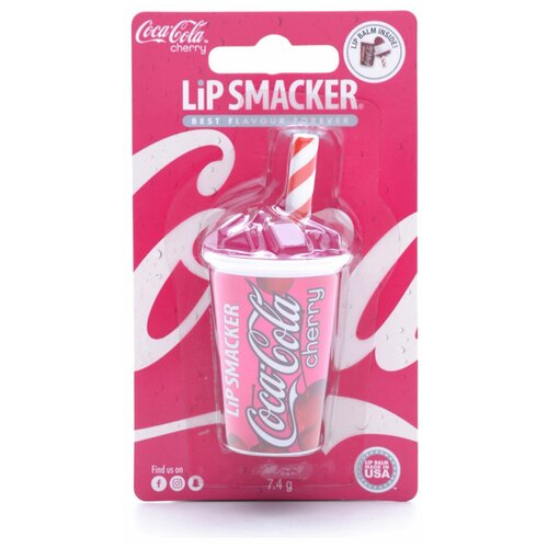 Lip Smacker Бальзам для губ с ароматом Coca-Cola cherry lip smacker fanta strawberry cup lip balm