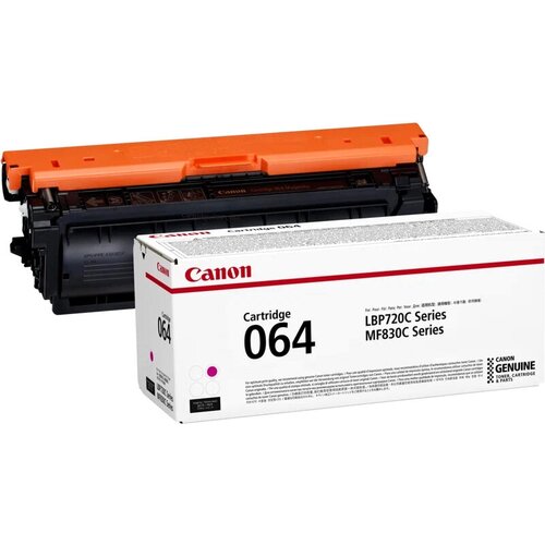 Canon Тонер-картридж оригинальный Canon 4933C001 064M пурпурный 5K картридж uniton crg 054h m с чипом пурпурный