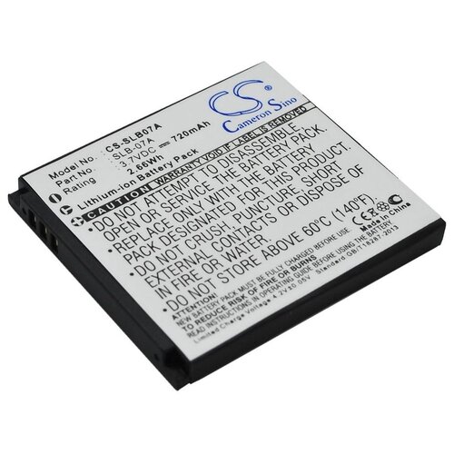 фото Аккумулятор для фото-видеокамер samsung digimax pl150, pl170, st45, st50, st500, st550 cameron sino