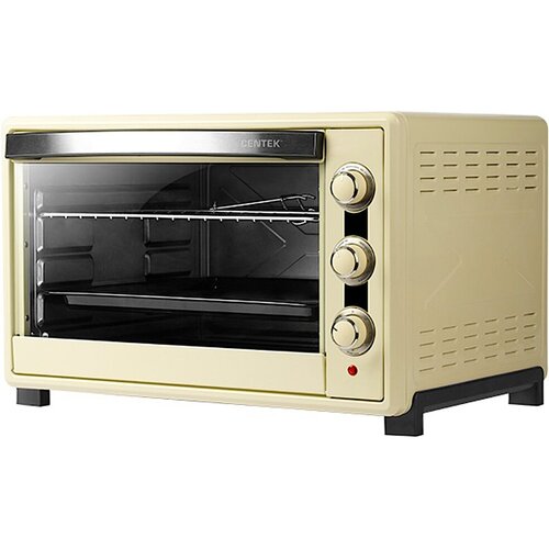 Жарочный шкаф CENTEK CT-1533-62 BEIGE Convection бежевый 62л 2200Вт конвекция 5 реж 90мин 320 150000₽