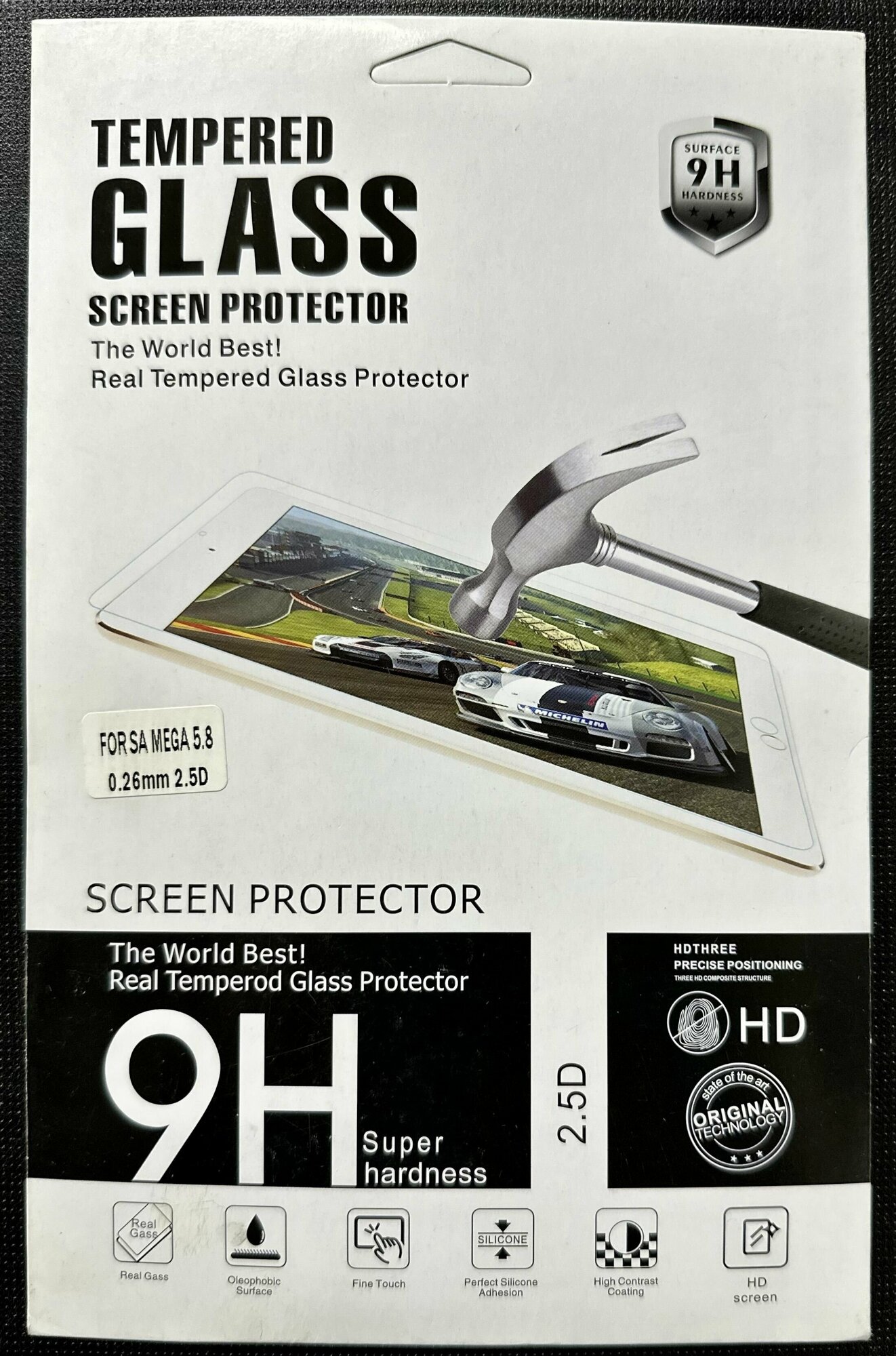 Защитное стекло для Samsung Galaxy Mega 5.8, GT-I9150, глянцевая