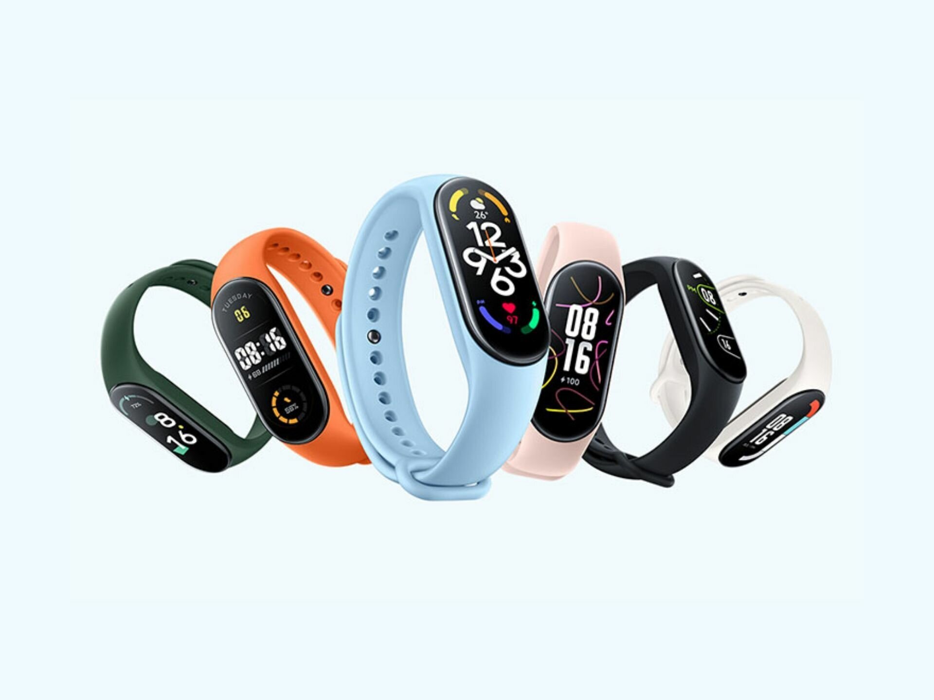 Сменный ремешок для браслета Xiaomi Smart Band 5/6 (Черный)