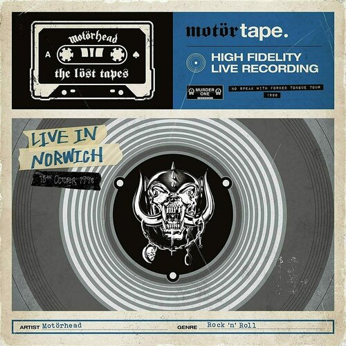 bmg motorhead the lost tapes vol 2 live in norwich 1998 coloured vinyl 2lp Виниловая Пластинка Motorhead The Lost Tapes Vol. 2 (Live In Norwich 1998) (4050538707762)