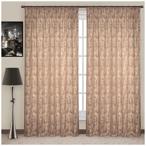 фото Комплект штор sola k360-3 бежевый