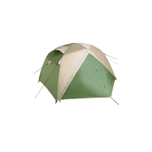палатка кемпинговая трёхместная btrace point 3 зеленый бежевый Палатка кемпинговая двухместная Btrace Point 2+, зеленый