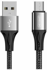 Кабель для зарядки Micro USB Joyroom S-1530N1 1.5м 3A в оплетке черный