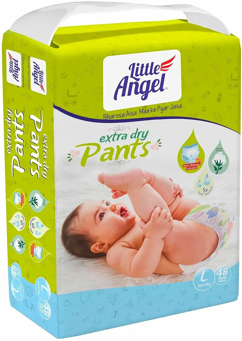 Подгузники-трусики Little Angel Extra Dry 4/L (8-10 кг) 48 шт.