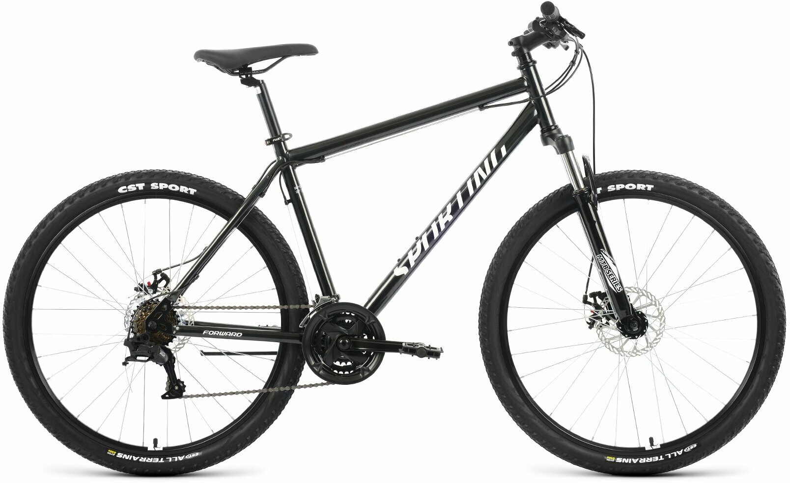 Велосипед горный Forward SPORTING 27,5 2.2 D 17" (2022), 17" черный