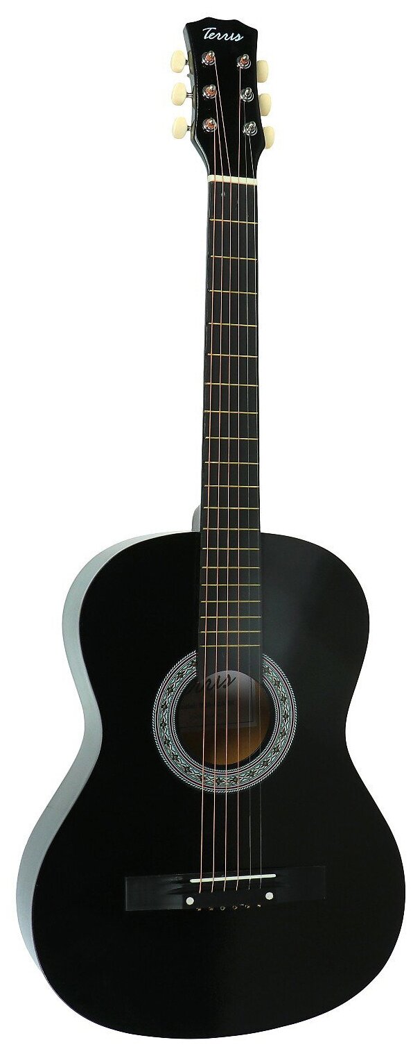 Акустическая гитара TERRIS TF-3802A BK — фото 1