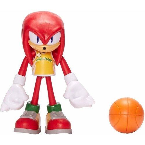 Подвижная фигурка Наклз баскетболист (Sonic The Hedgehog Basketball Knuckles Action Figure) 10 см