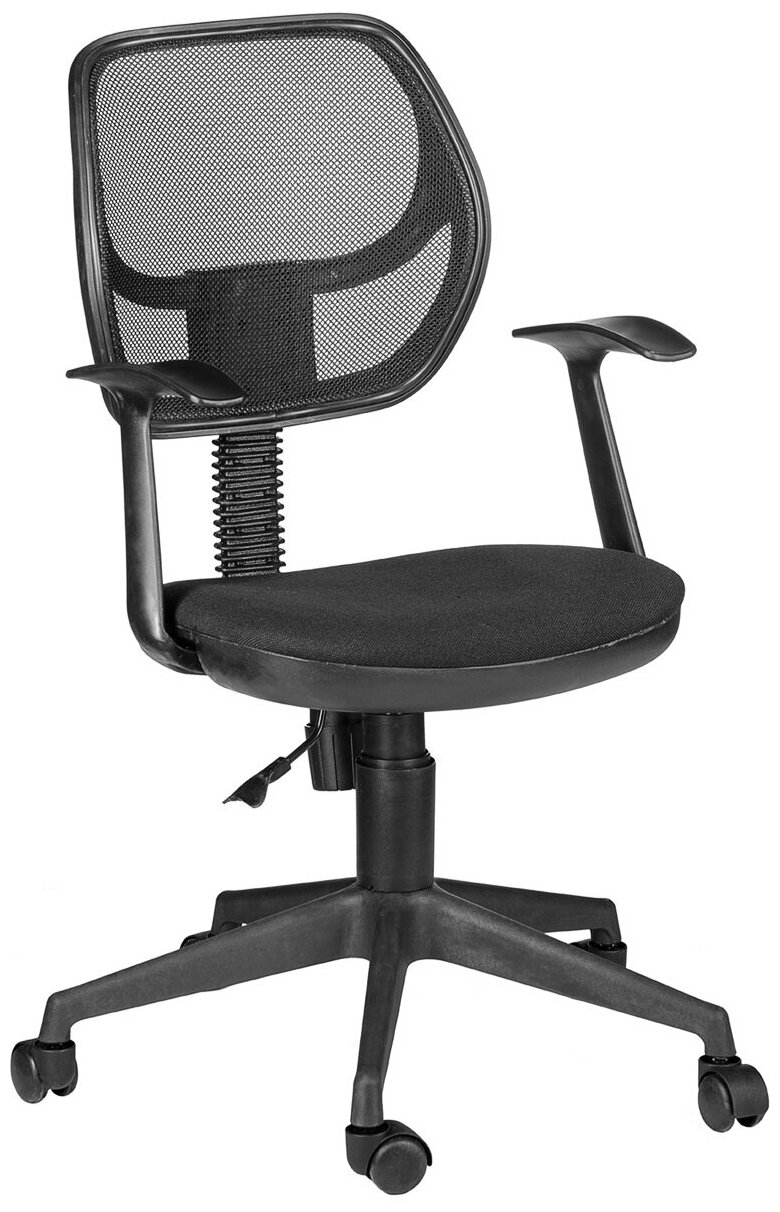Компьютерное кресло Olss Флеш офисное, обивка: текстиль, цвет: черный - фотография № 1