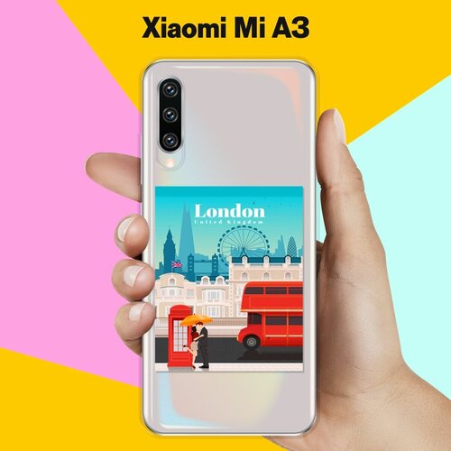 Силиконовый чехол London на Xiaomi Mi A3 силиконовый чехол на xiaomi mi a3 сяоми ми а3 черно золотая клубника