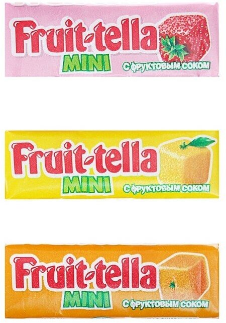 Жевательные конфеты Fruittella мини, ассорти, 11 г./В упаковке шт: 54 - фотография № 3