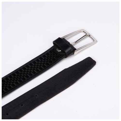 фото Ремень детский, ширина 3 см, пряжка металл, цвет чёрный favorit