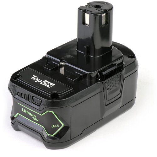 фото Аккумулятор topon для электроинструмента ryobi 18v 3.0ah (li-ion) pn: rb18l30