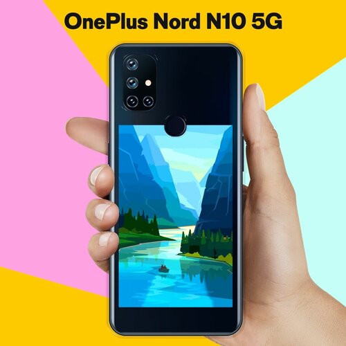 Силиконовый чехол на OnePlus Nord N10 5G Озеро / для ВанПлас Норд Н10 5Джи силиконовый чехол живу как положено на oneplus nord n200 5g ванплас норд n200 5g