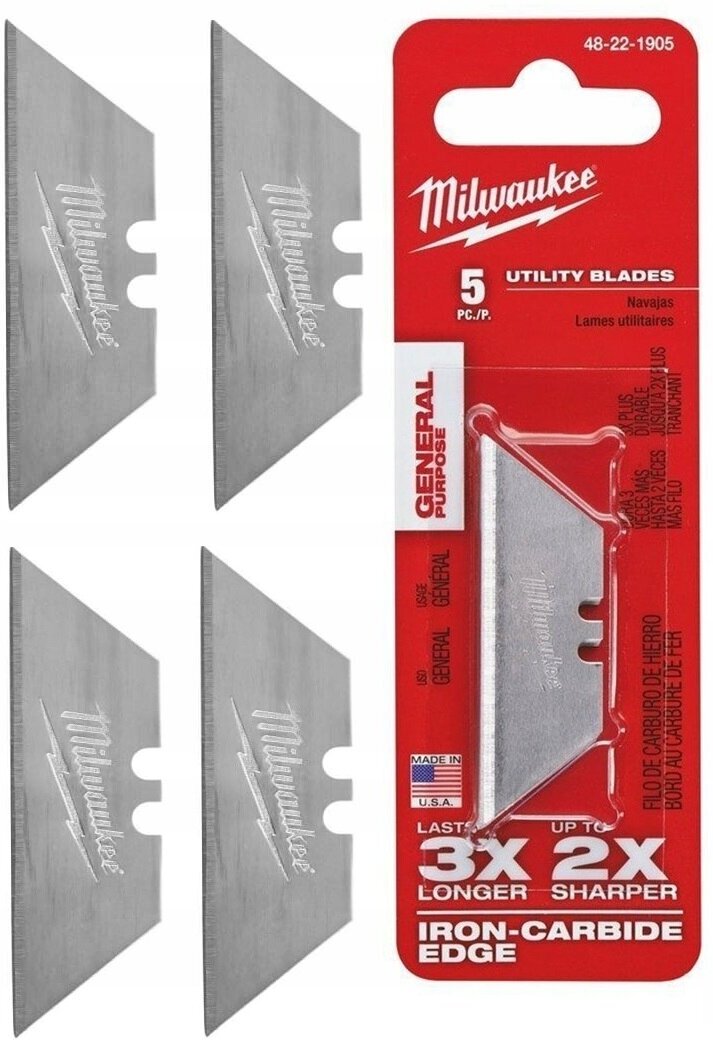 Лезвия сменные трапецевидные Milwaukee 48221905 - фотография № 3