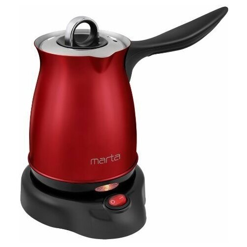 Турка электрическая MARTA MT-2143 400 Вт 500мл бордовый гранат 215900₽