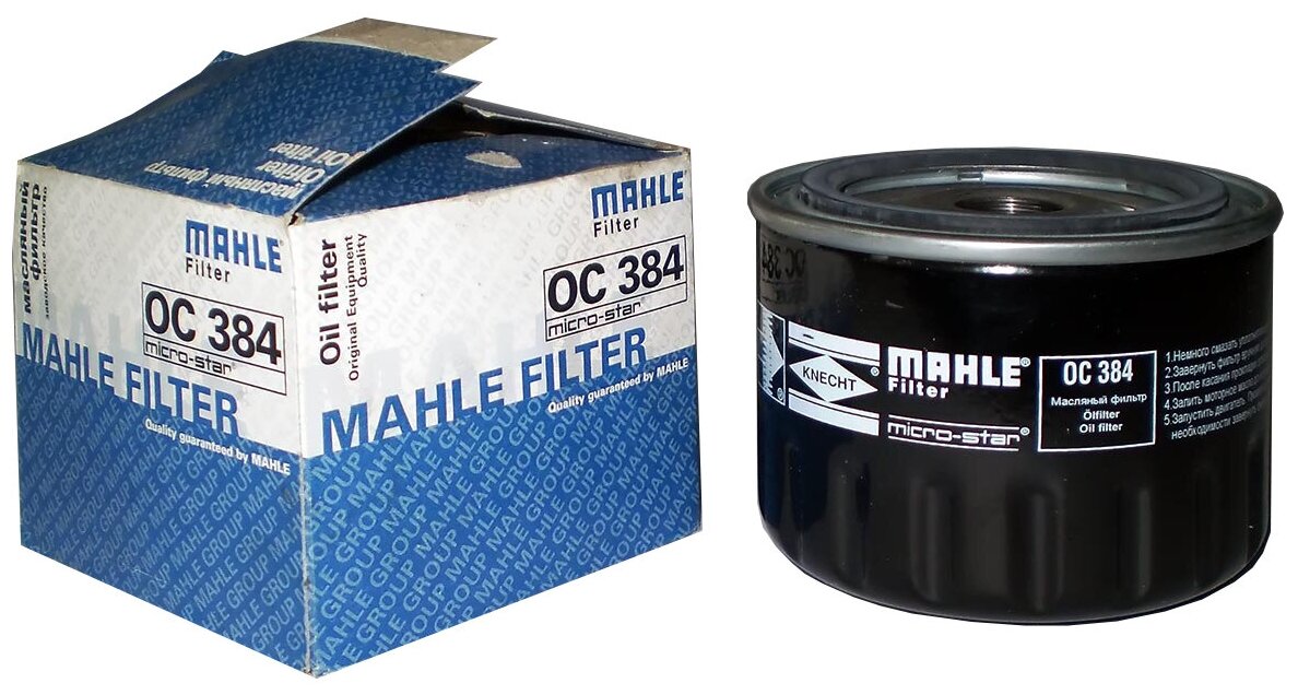 Фильтр масляный, KNECHT OC384
