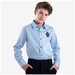 Рубашка для мальчиков Kapika IJBCR01-Z0 голубой, размер 140