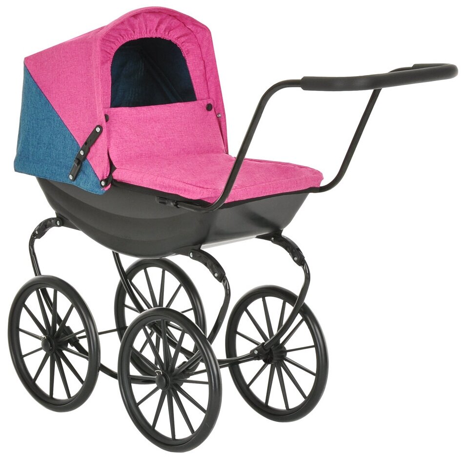 Кукольная коляска Pituso Vintage / Винтаж / игрушечная коляска для пупса