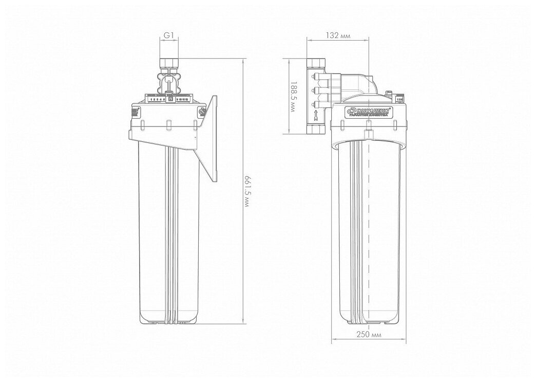 Корпус для картриджного фильтра Джилекс 1 М 20” В - фото №9