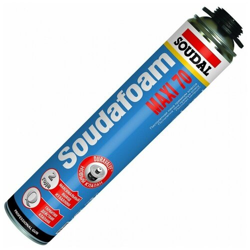 Монтажная пена SOUDAL Soudafoam Maxi 70 л 870 мл 669₽