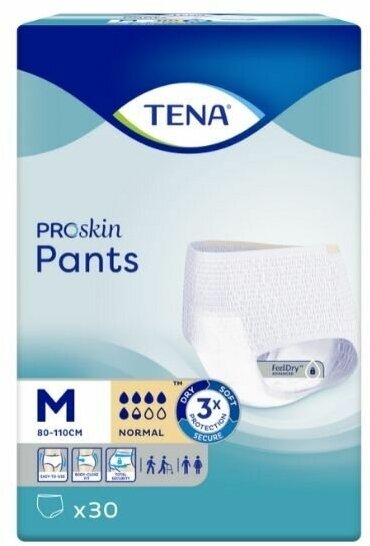 Подгузники-трусы Tena (Тена) Пантс Pants Normal р. M 30 шт.