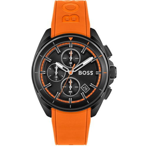 фото Наручные часы boss наручные часы hugo boss hb1513957, черный, оранжевый