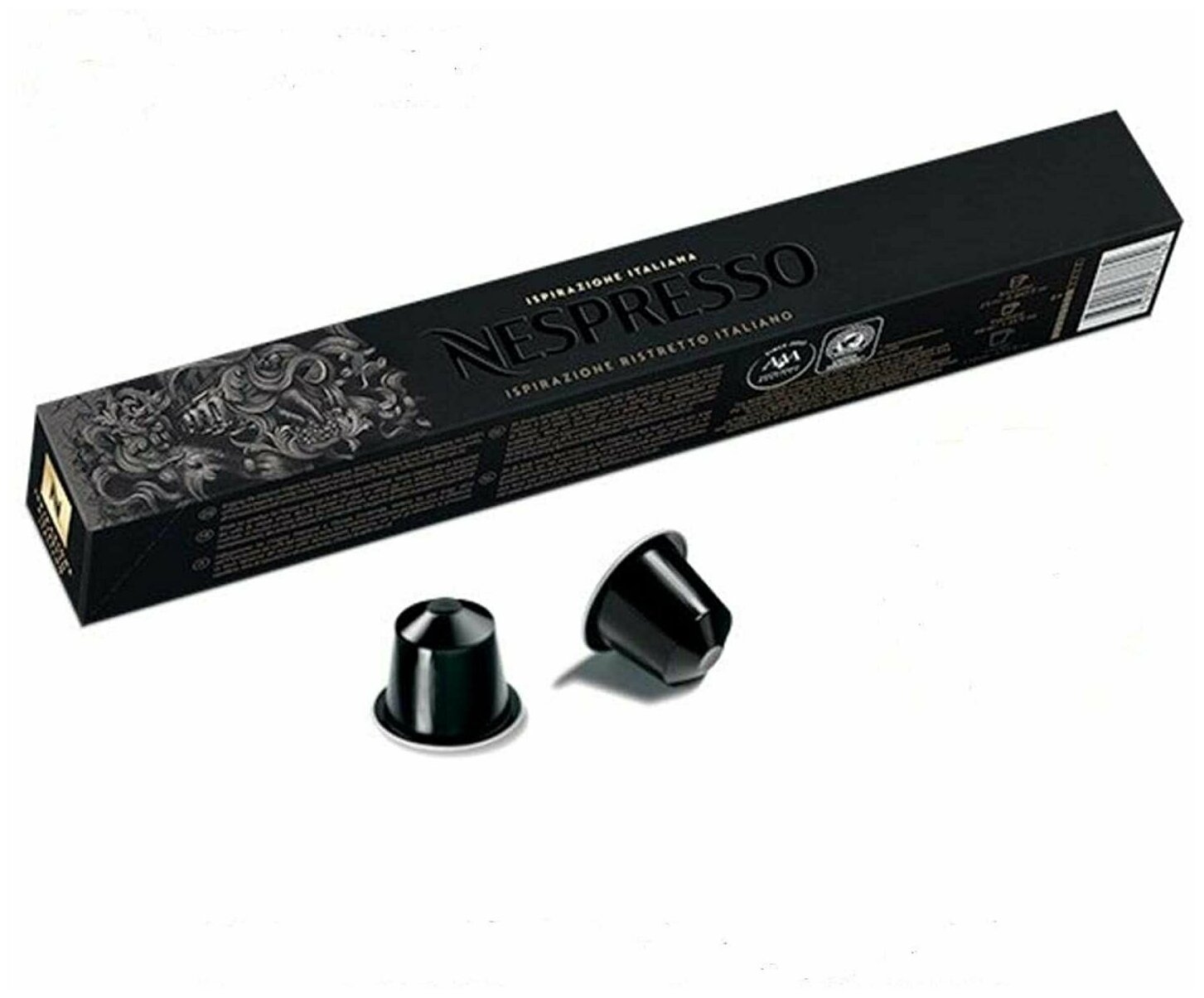 Кофе в капсулах Nespresso Ispirazione Ristretto Italiano Decaffeinato, 10 капсул
