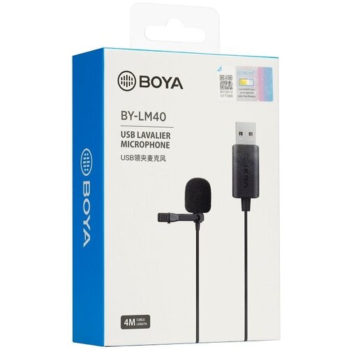 BOYA BY-LM40 петличный микрофон USB 329000₽