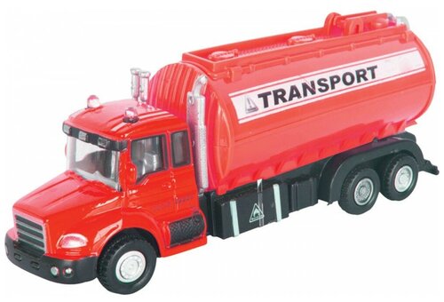 Машинка Autogrand Junior Motors Tank Wagon Truck цистерна (34122) 1:48, красный