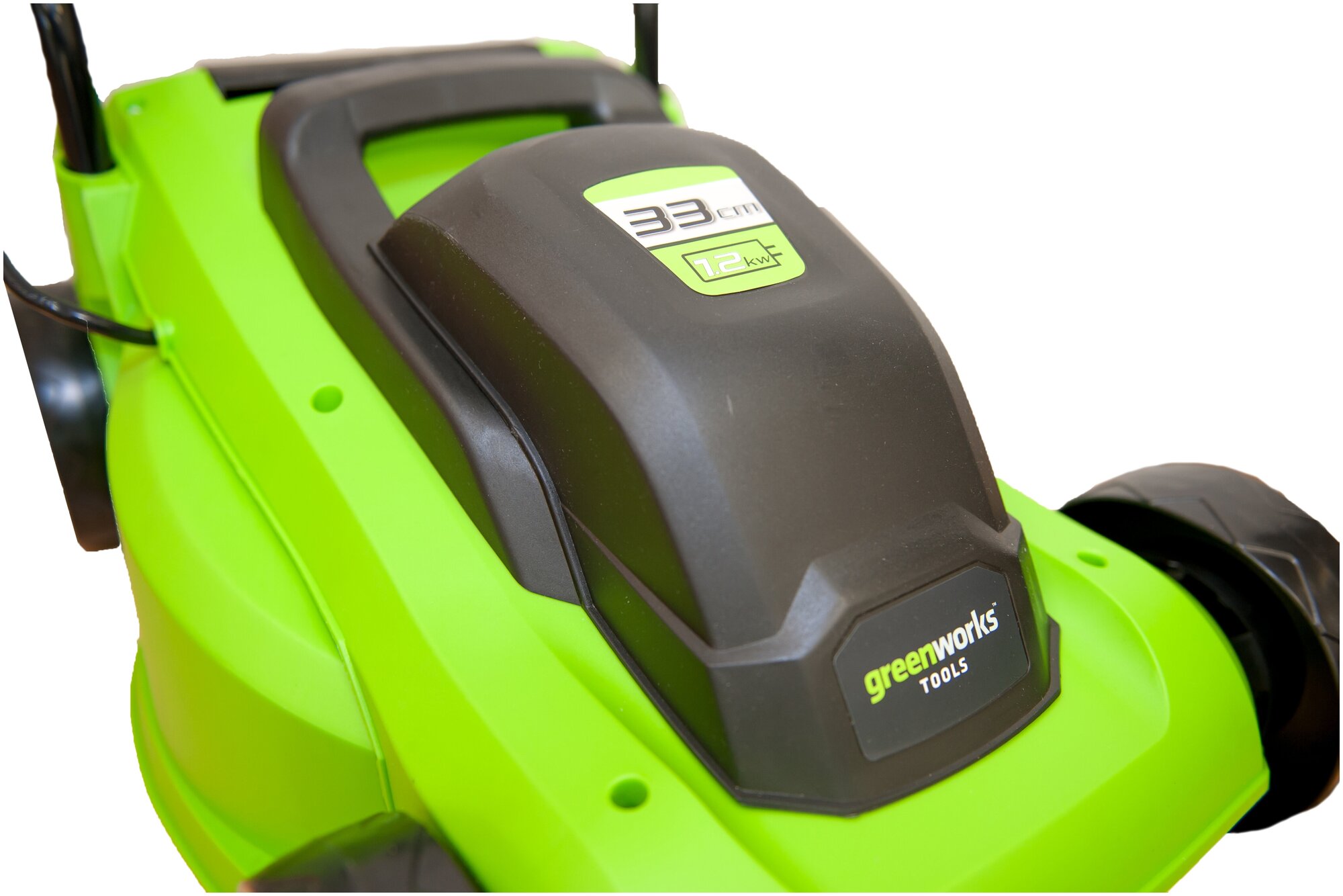 Электрическая газонокосилка Greenworks GLM1232 1200 Вт 33