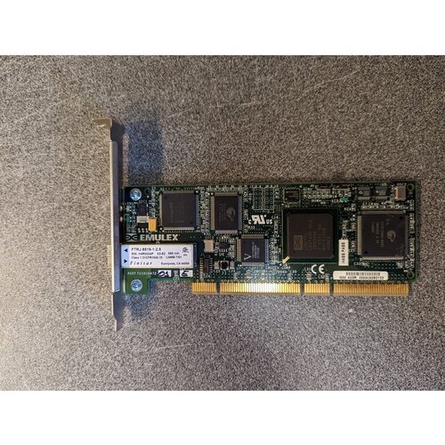 Контроллер Fibre Channel LP9002L-F2, Emulex, 2 Гбит/сек, PCI, HBA ОЕМ контроллер fibre channel 375 3397 01 l2b2777 sun oracle emulex 2 x 4 гбит сек pcie hba оем