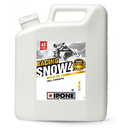 фото Синтетическое моторное масло ipone snow racing 4t 0w-40, 4 л