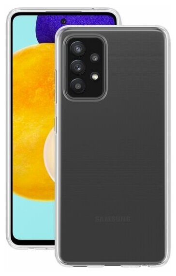 Чехол (клип-кейс) DEPPA Gel, для Samsung Galaxy A72, прозрачный [870067] - фото №4