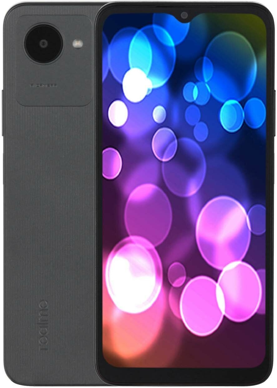 Смартфон realme C30s 3/64GB(RMX3690) Stripe Black