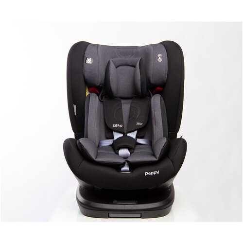 Автокресло Peppy Zero Isofix (black/grey)