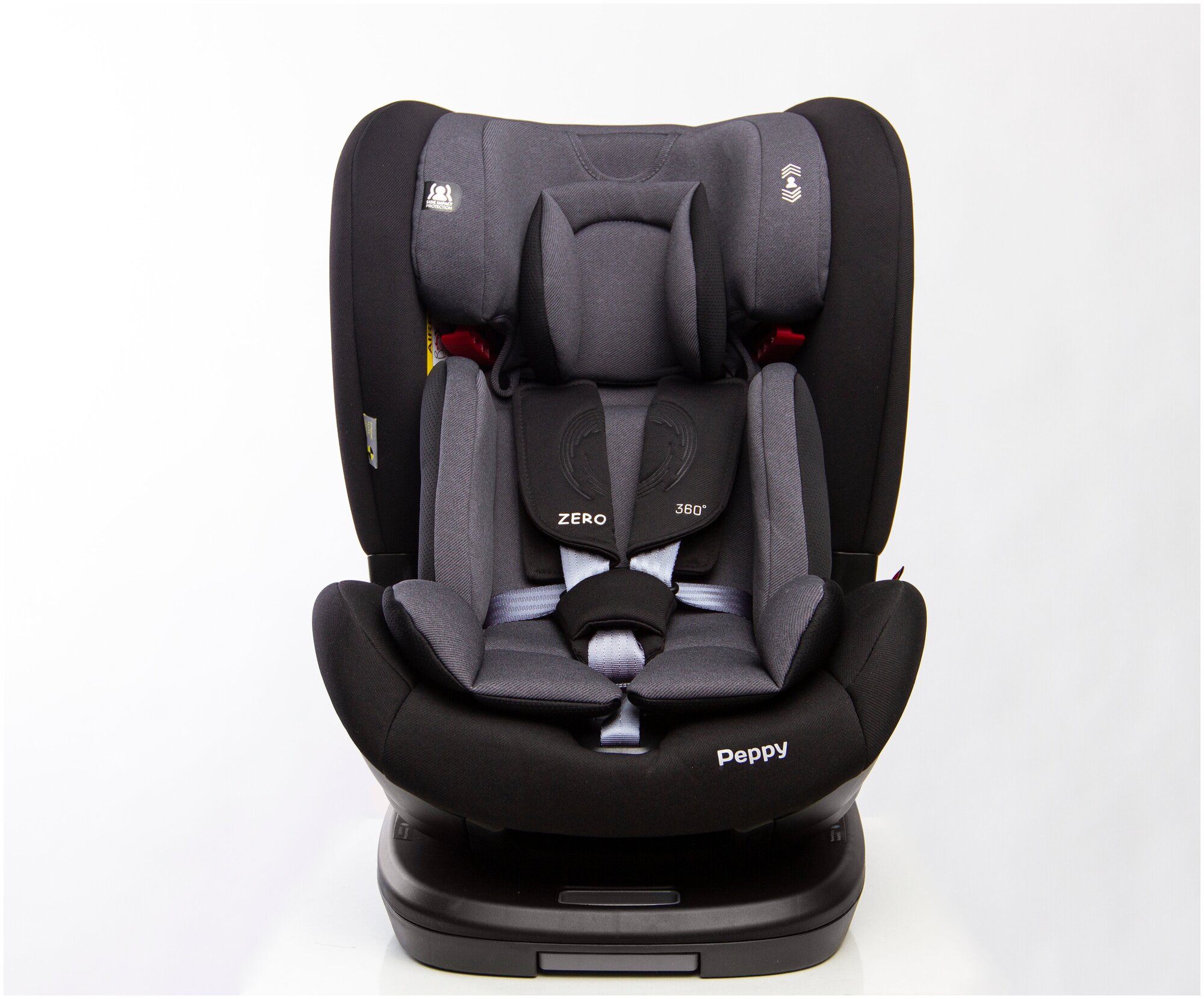 Автокресло Peppy Zero Isofix (black/grey)